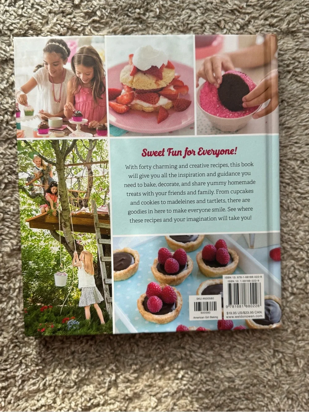 American Girl Baking Cookbook by Williams-Sonoma Kid-Friendly Recipes Hardcover